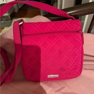 Vera Bradley Pink Quilted Crossbody Bag